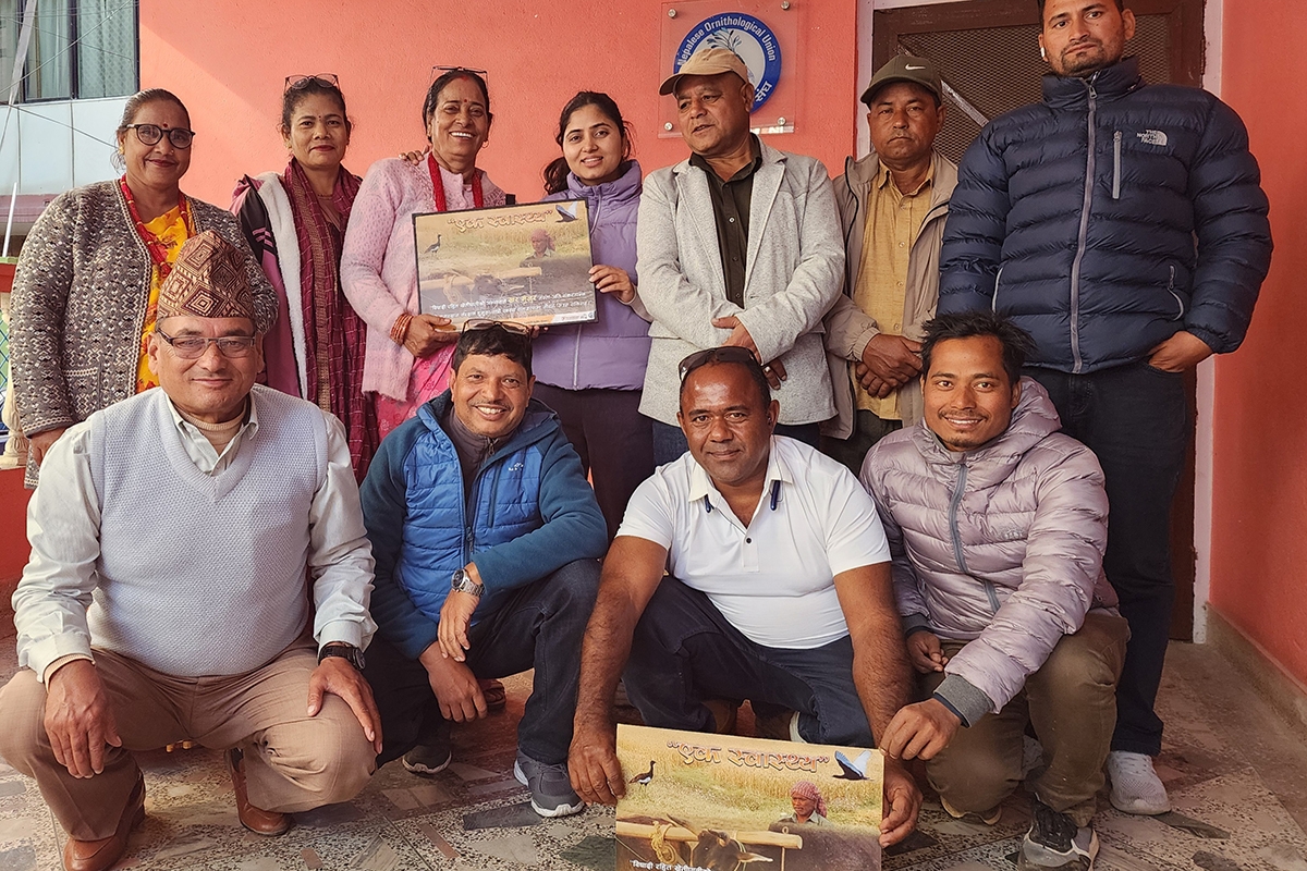 Meeting with Shuklaphanta Communities for Bengal Florican Conservation (17 November 2025).